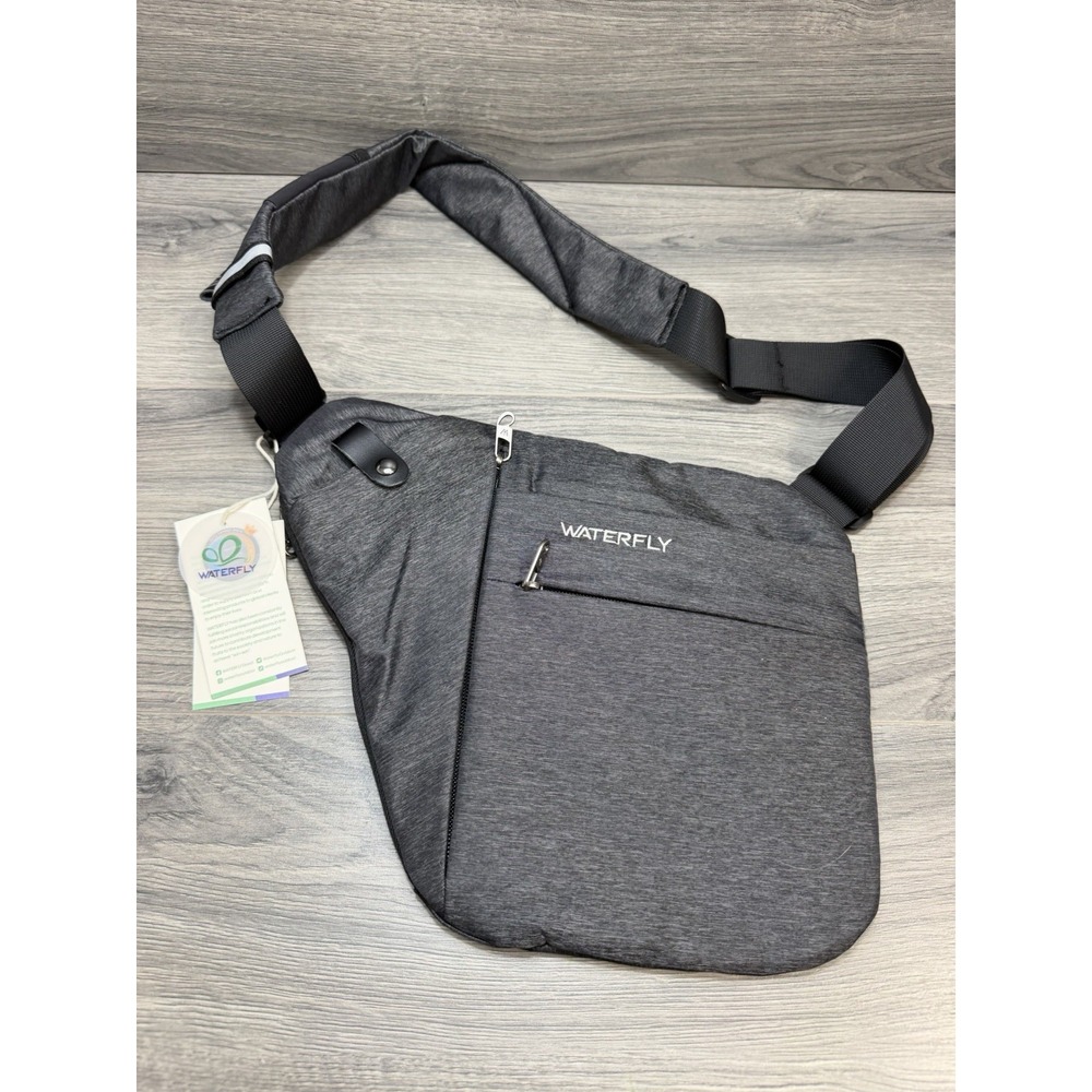 Waterfly Sling Crossbody Chest Bag Slim Anti Theft Over Shoulder Backpack New